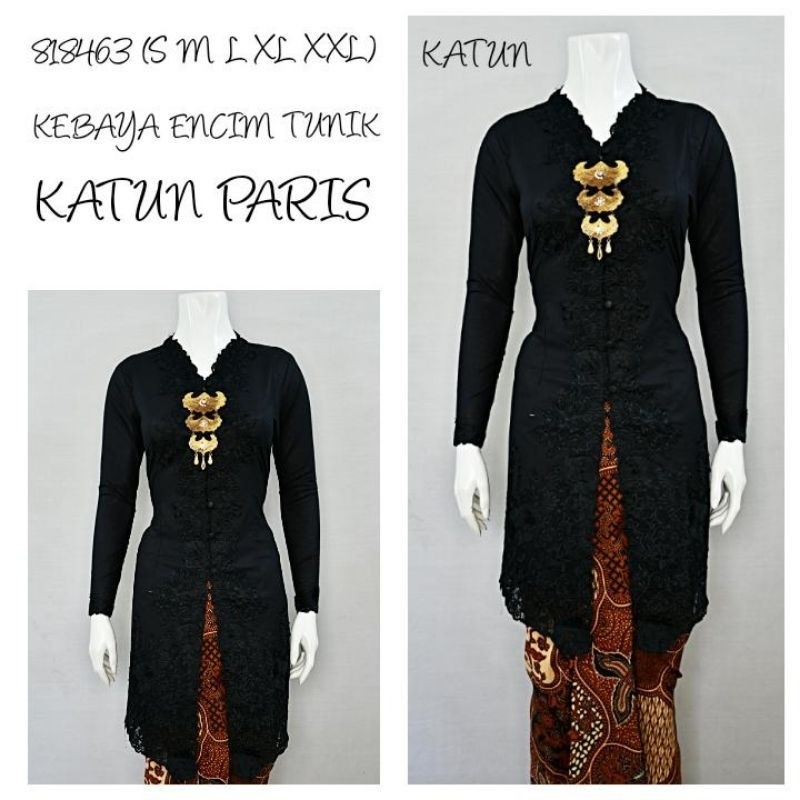 LURIK JAWA Indah KEBAYA KUTUBARU TUNIK LENGAN PANJANG BORDIR SENADA KATUN PARIS KEBAYA WISUDA KEBAYA