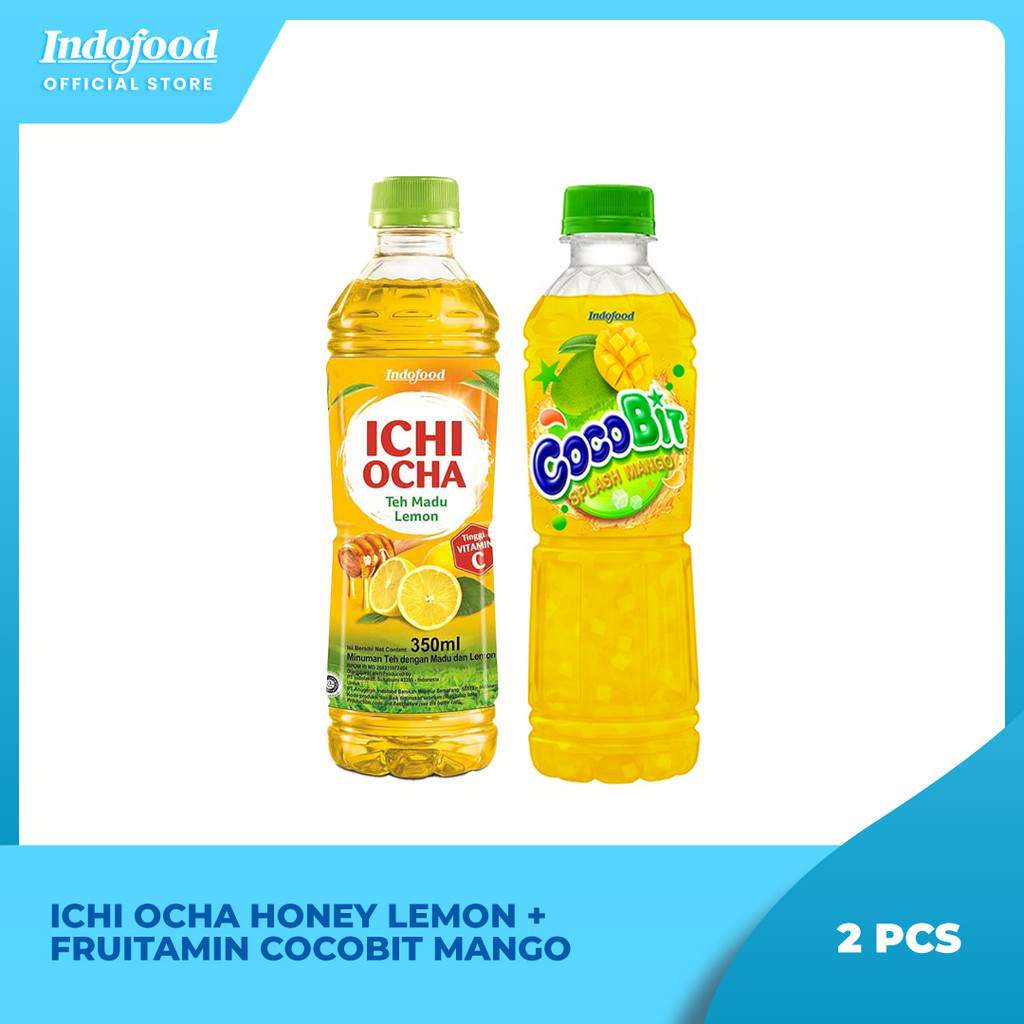 

Ichi Ocha Honey Lemon + Fruitamin Cocobit Mango