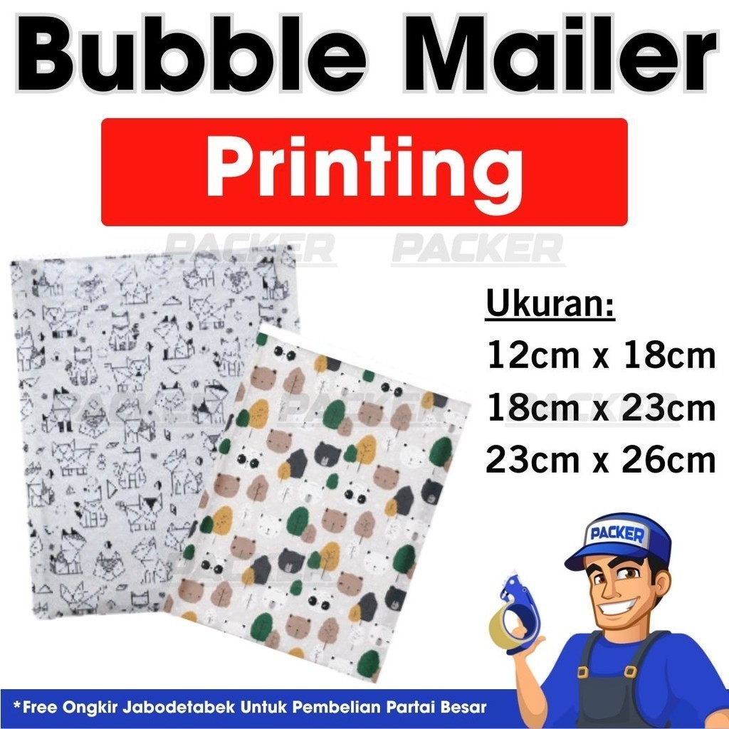 

Amplop Packing Premium Bubble Mailer Plastik Eco Friendly Printing