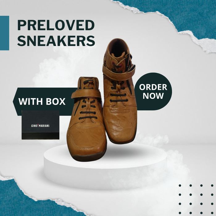 NEW WITH BOX  Sepatu Boots Pria GINO MARIANI ORIGINAL Size 42