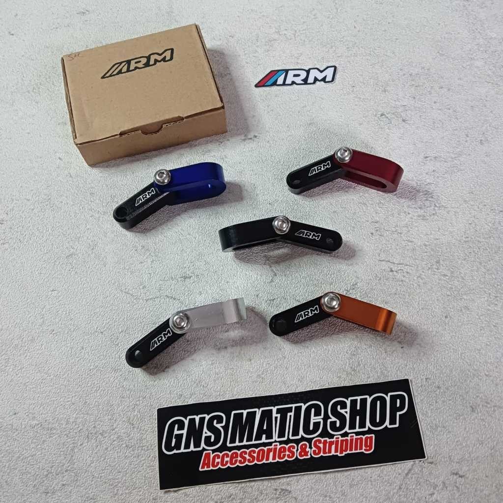 BRAKET SELANG REM ARM FULL CNC UNIVERSAL / BRAKET SELANG REM DEPAN / BRAKET SELANG REM ARM