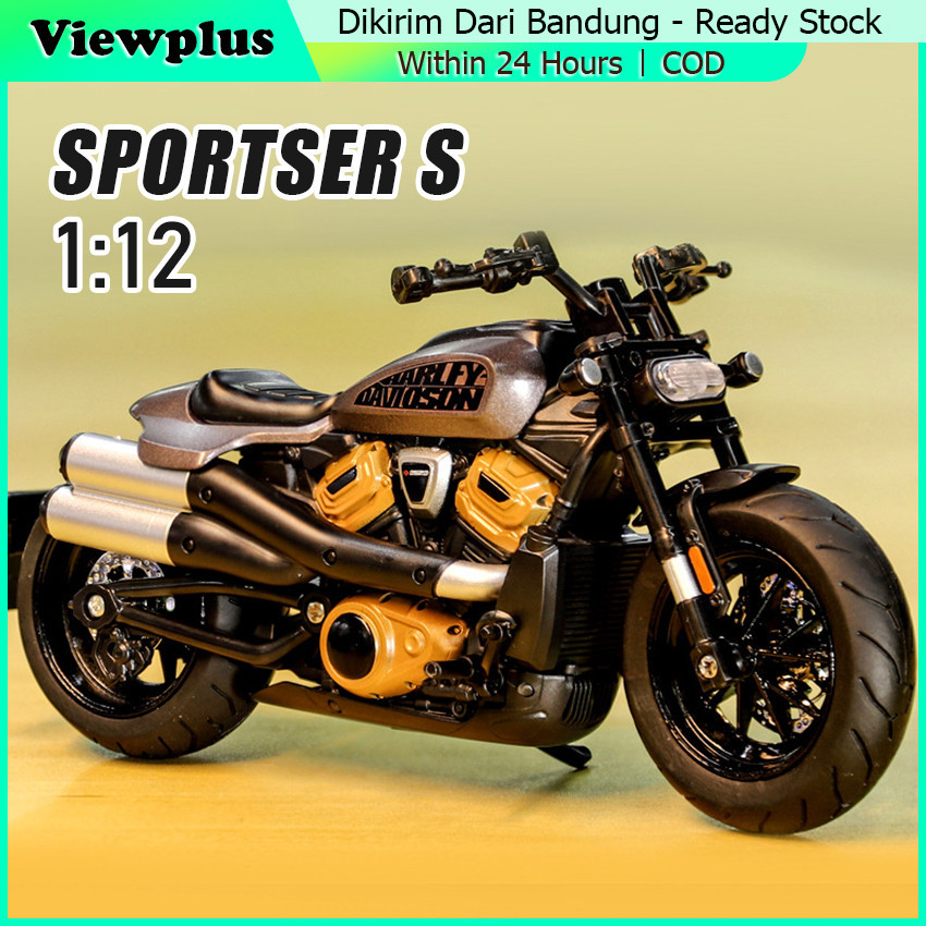Diecast Motor Harley-Davidson Classic Skala 1:12