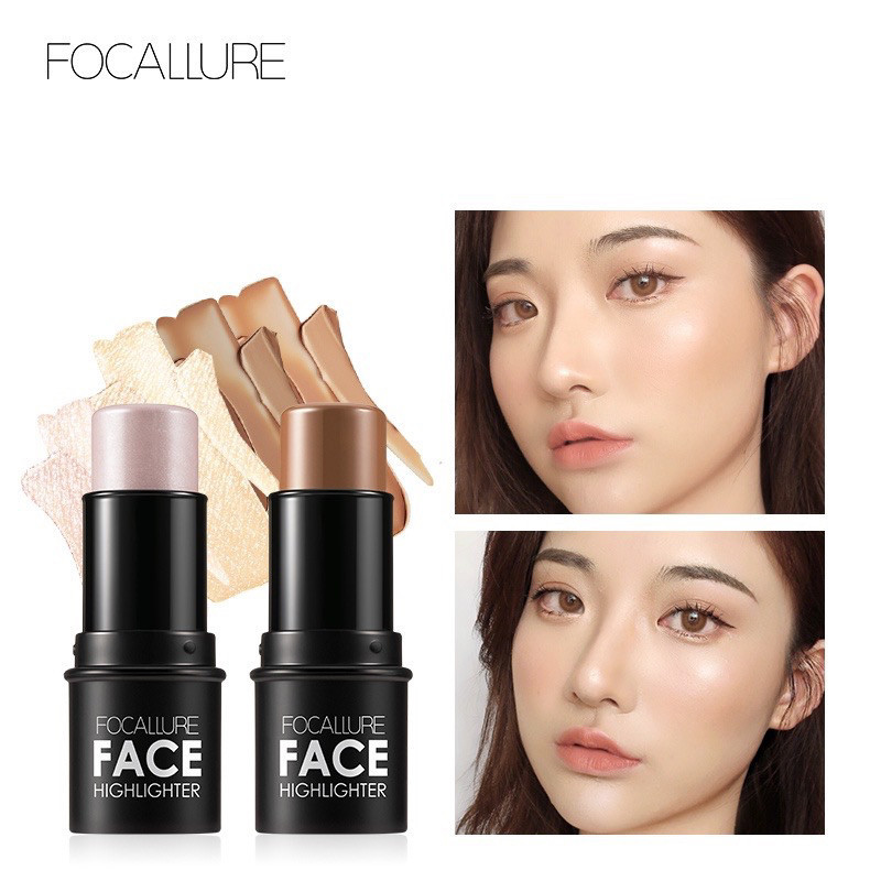 FOCALLURE Highlighter & Contour Stick Kosmetik Wajah Contour Powder