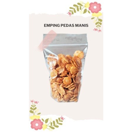 

Snack Cemilan Emping Pedas Manis 250gr