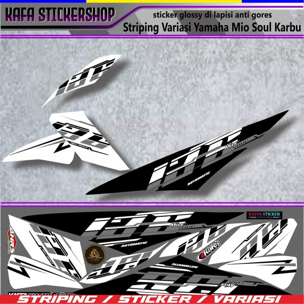 striping variasi mio soul mio old soul variasi stiker mio soul motip simple STRIPING VARIASI