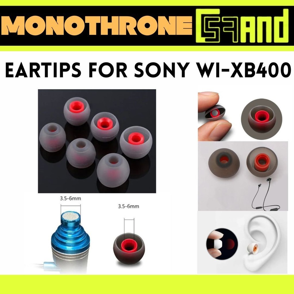 Eartips Sony WI XB400 WIXB400 Eartip Earbud WF-SP800N WF-XB700 WF-C500