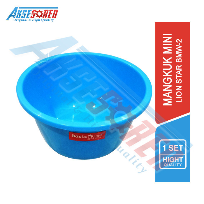 Aksesoren Mangkuk Warna Kecil Lion Star Basic Home [BMW-2] / Mangkok Plastik Murah / Wadah Piring Mi