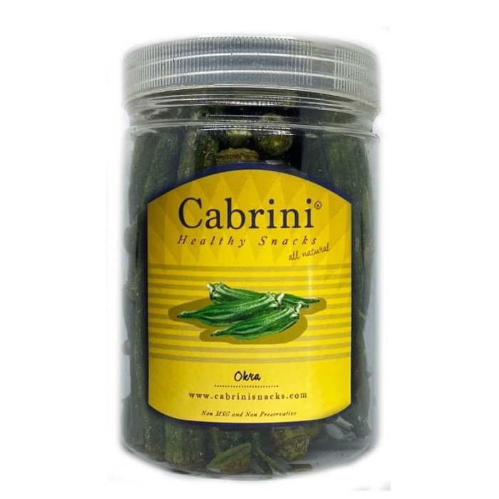 

Promo Cabrini Healthy Snacks Ladies' Fingers - Keripik Okra - 800 ml