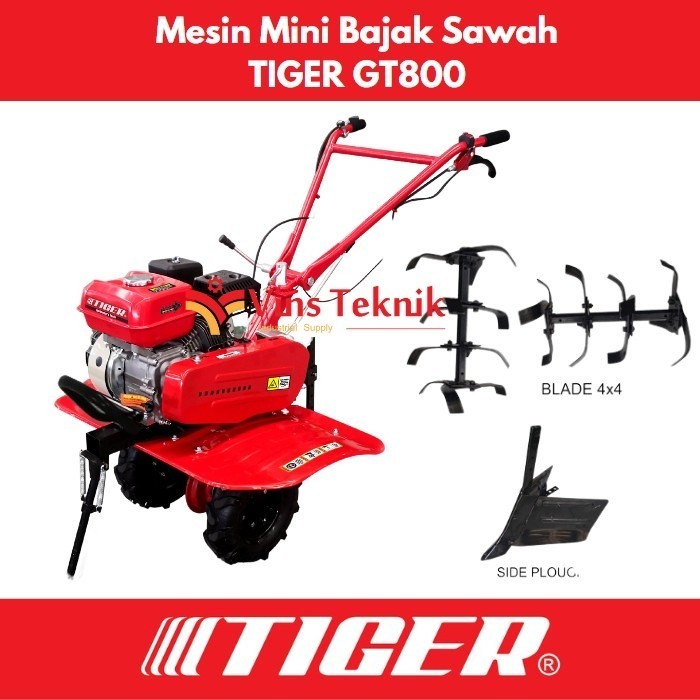 Promo spesial Mesin Traktor Sawah Bajak Mini Traktor Mini Tiller GT800 TIGER GT 800