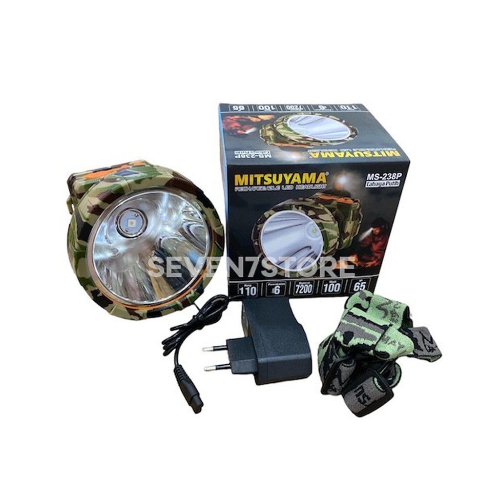 Senter Kepala Mitsuyama JUMBO MS-238P 100W Super Terang
