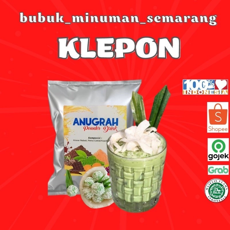

Bubuk Minuman Rasa Klepon Coconut Greencake 500grGratis Ongkir & COD