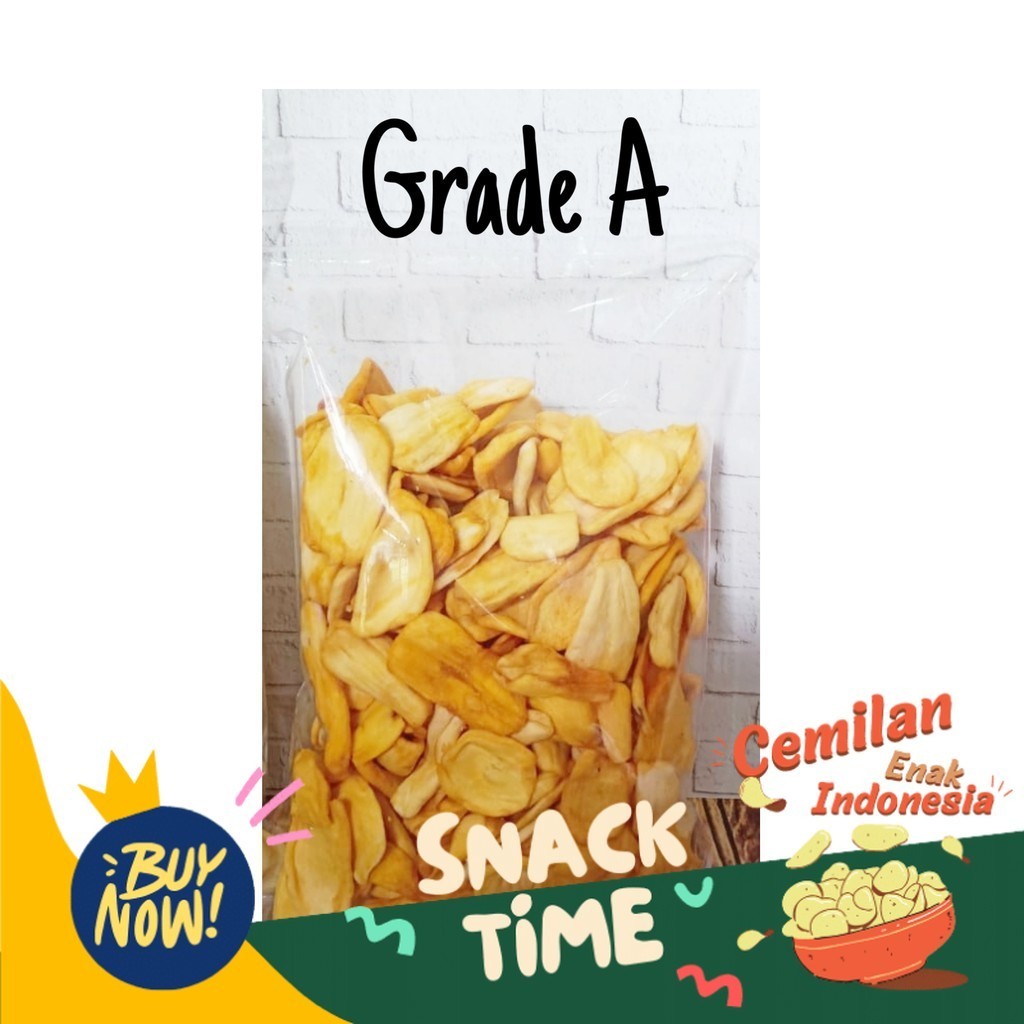 

Special Diskon Keripik Nangka 500gr / Keripik Nangka Grade A / keripik buah / camilan sehat / camilan diet