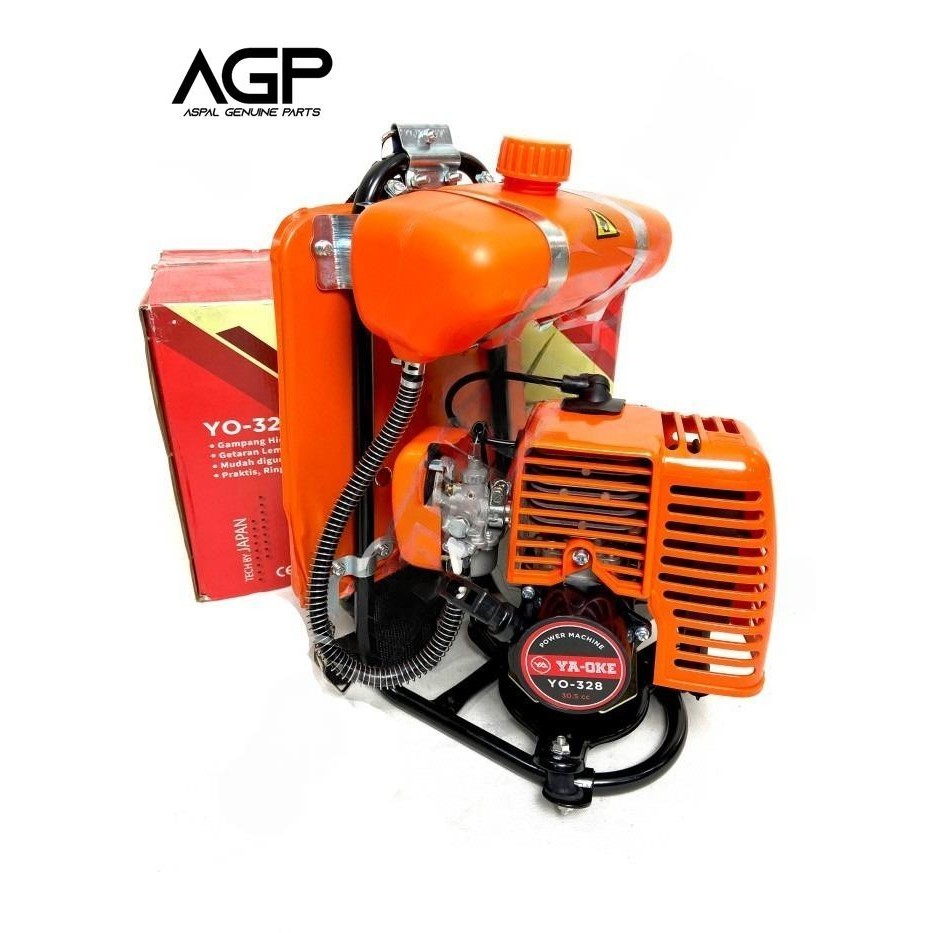 Mesin Potong Rumput YAOKE YG328 2 Tak Portable Brush Cutter Pemotong
