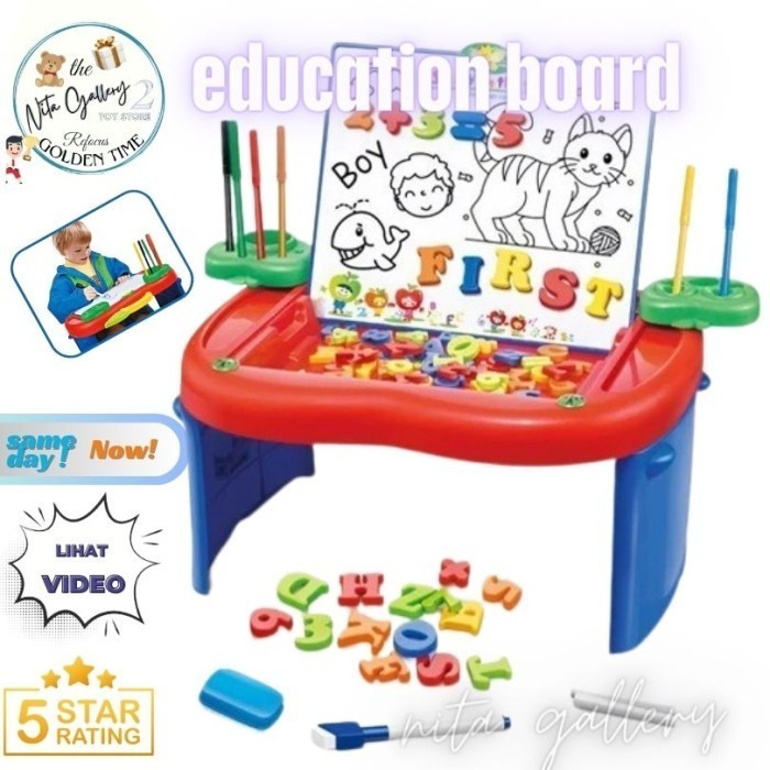 

GALLERY -Mainan Edukasi Anak Kecil Papan Tulis 5980A