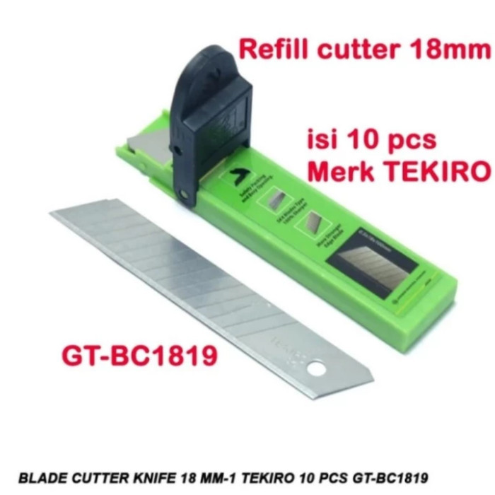 

Isi Pisau Cutter 18 MM Tekiro / Refill Isi Cutter 18 MM Tekiro