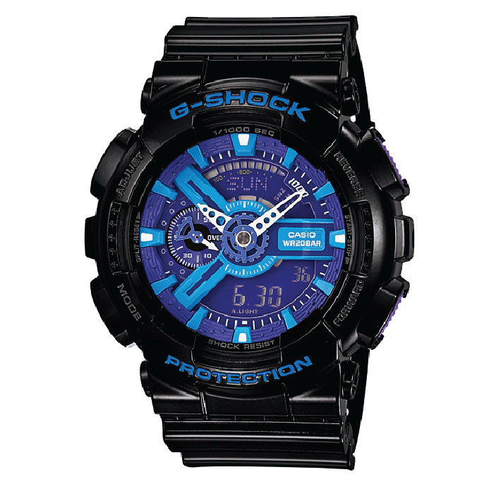 JAM TANGAN PRIA CASIO G-SHOCK GA110HC-1AD DIGITAL ANALOG