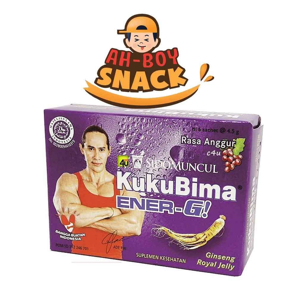 

KUKUBIMA ENER-G PER BOX ISI ( 6 SACHET X 4.5GR ) - SUPLEMEN KESEHETAN RASA ANGGUR