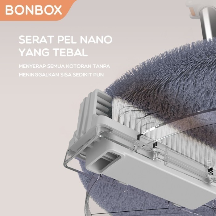 BONBOX BM001 Super Mop 2-in-1 Alat Pel Membersih Hingga 360° BM-001