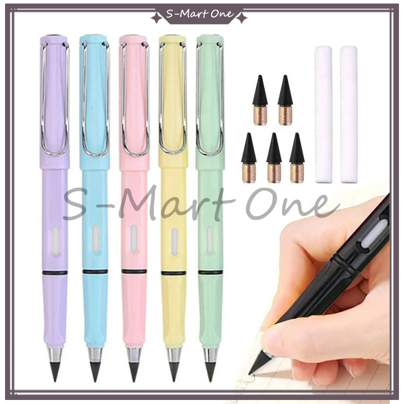 

【Harga grosir】20pcs Eternal Pencil Premium Pensil/pensil eternal + eraser/Eternal pensil/Pensil tanpa batas /pensil ajaib