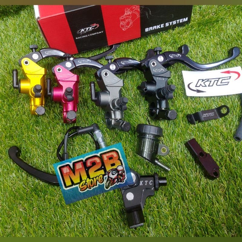 PAKET Master Rem KTC Evo 18 + Handle Kiri Kopling Rem Aerox Vario 110 125 150 Beat Ninja Cbr Satria 