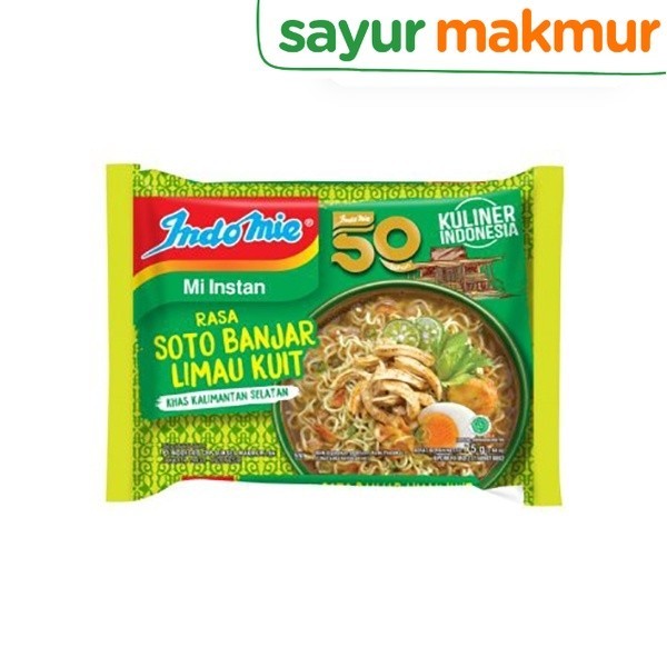 

Indomie Kuah Soto Banjar Limau Kuit 75 gram Sayurmakmur