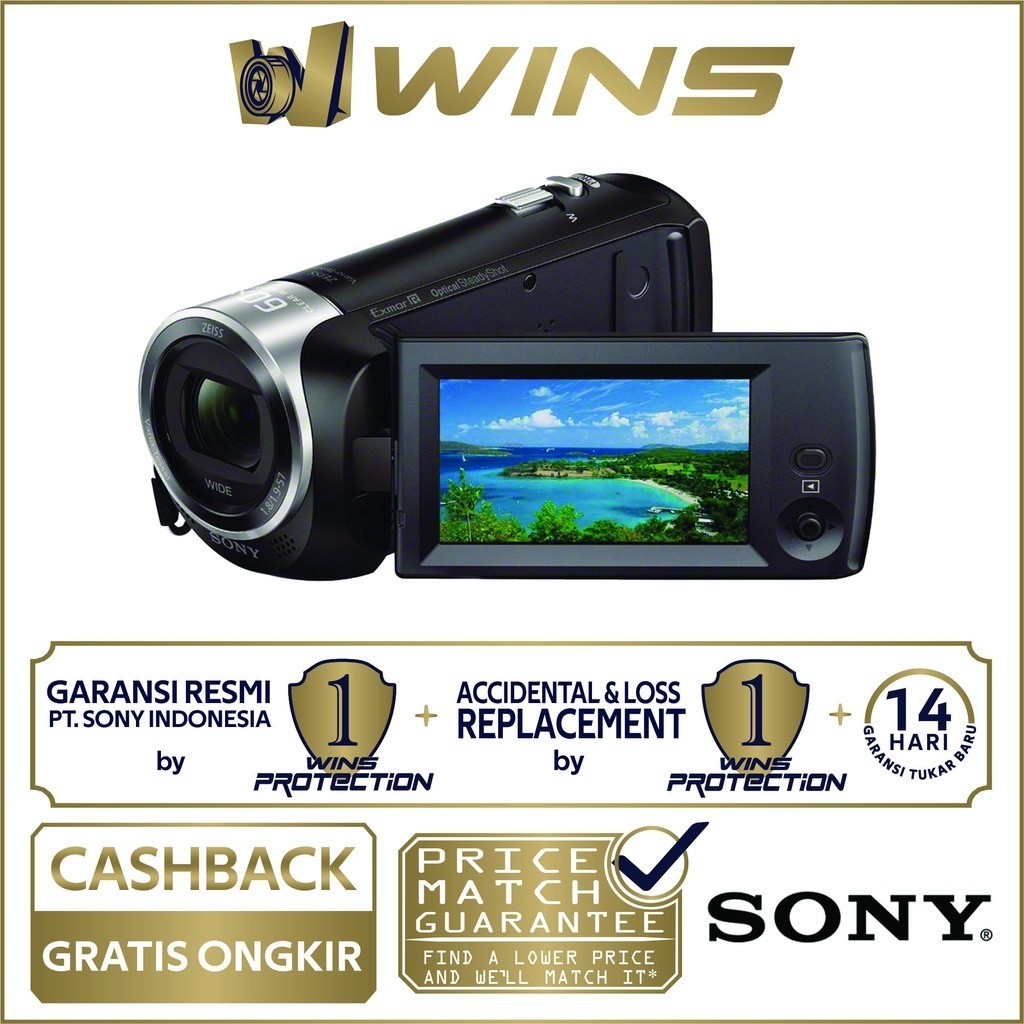 Sony HDR-CX405 HD Handycam Garansi Resmi Sony Indonesia