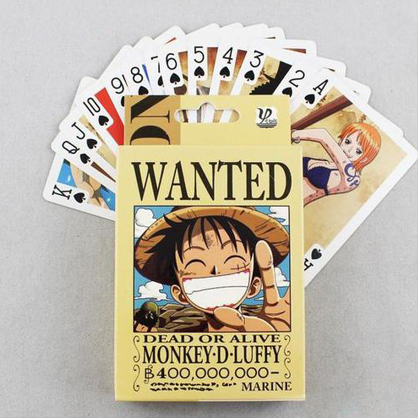 Kartu Remi Anime Poker One Piece Playing Cards