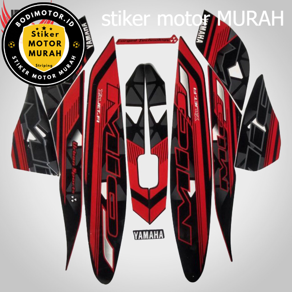 Striping Stiker List Body Standar Motor Yamaha Mio J 2014 Standar List Stiker Mio J 2014 Berkualitas