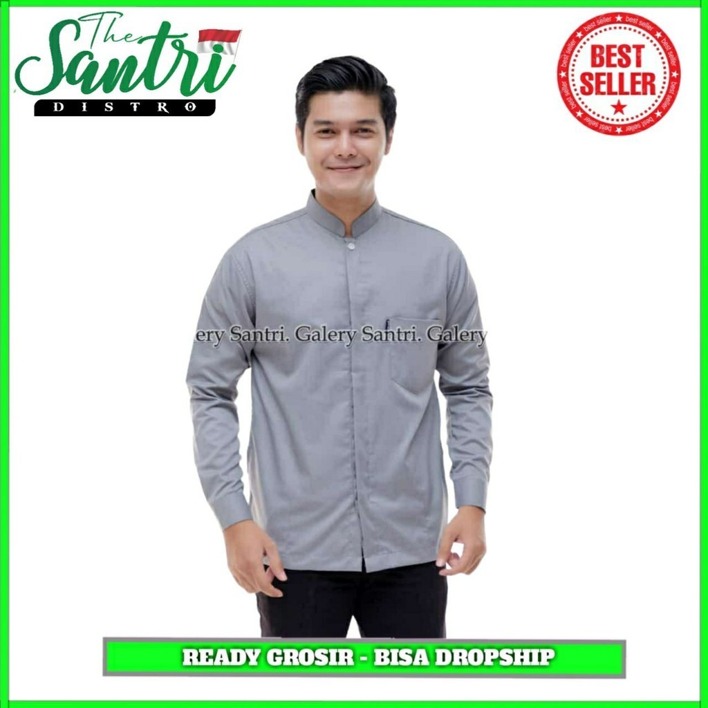 Koko Yaman / Koko Pria Dewasa / Koko Yamani Premium / Baju Koko Pria Lengan Panjang Polos / Baju Kok