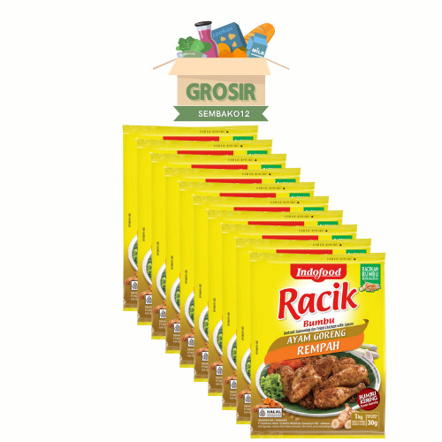 

Bumbu Racik Ayam Goreng Rempah Indofood Renceng isi 10 Sachet