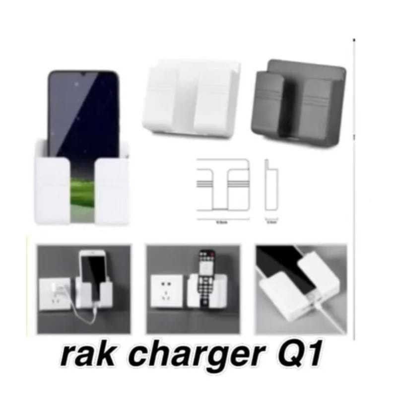 (Fast) RaK Charger Q1 Rak Gantung Hp / Gantung Handphone rak Q1