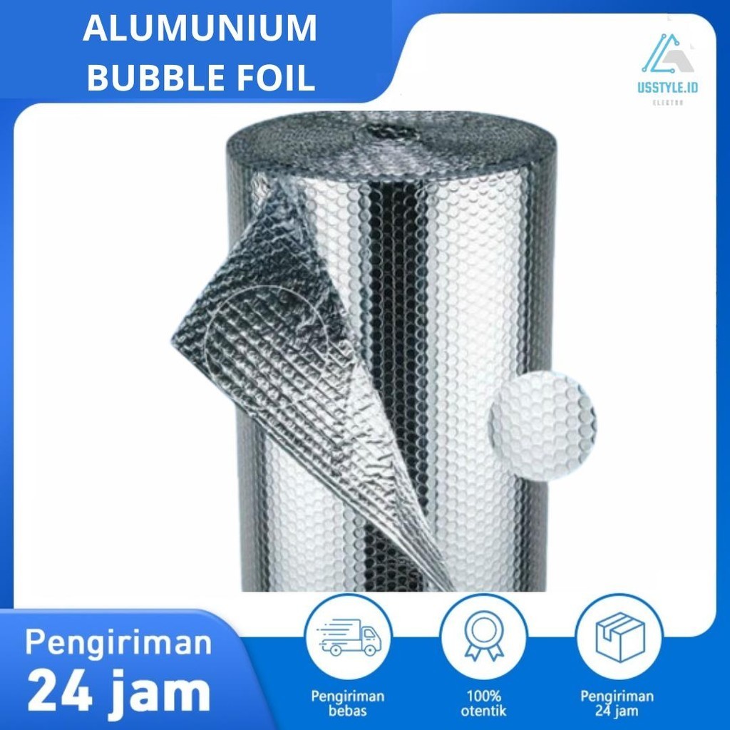 Aluminium Bubble Foil Anti Panas / Insulasi Atap / Peredam Panas Atap Plastik