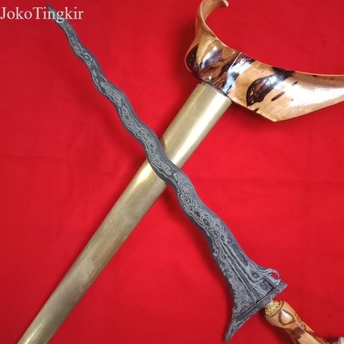 

Keris Sengkelat luk 13 Pamor Pedaringan Kebak Tangguh mataram antik