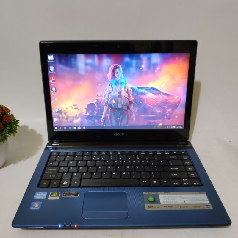 laptop ultrabook slim gaming acer aspire 4750g - core i5 - dual vga Nvidia - ram 8gb