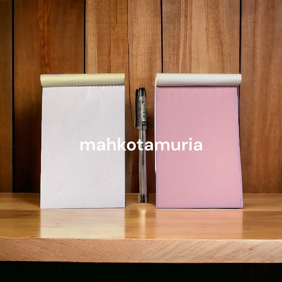 

NOTA POLOS, NOTA NCR 2 PLY, NOTA TANPA CETAKAN UKURAN 1/4 FOLIO, 10 X 16 CM