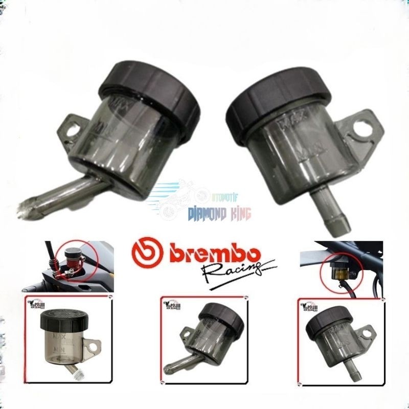 Tabung Minyak Rem Riben Tabung Master Rem Smoke Mini 15ml Cocok Semua Motor Beat Mio Scoopy Vario Dl