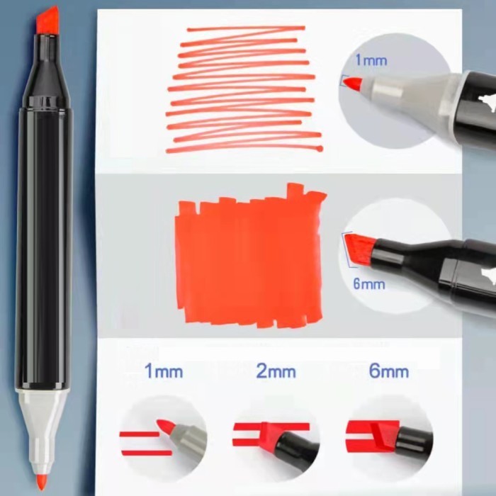 

48PCS SPIDOL TOUCH ART MAKER / GRAPHIC ART MAKER PEN COLOR - TOUCH 48PCS