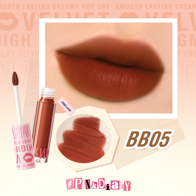 Pinkflash Silky Velvet Lip Cream PF-L04 BB05