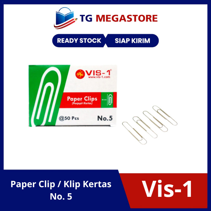 

Paper Clip Vis-1 Klip Penjepit Kertas No.5