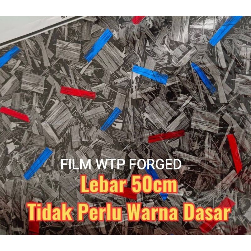 WTP FILM CARBON MOTIF FORGED 3 COLOUR 50 X 100 wtp carbon forged film carbon wtp film wtp carbon mot