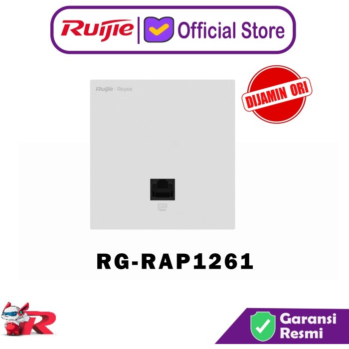 RG-RAP1261 Reyee Wi-Fi 6 AX3000 Ultra-Thin Wall Plate Access Point
