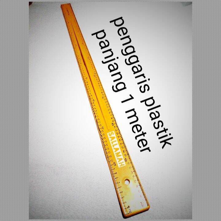 

penggaris . besar panjang 1 meter lebar 5cm tebal 5 mili / mistar /jidar / alat jahit / pola jahit / kebutuhan menjahit / alat pola baju / penggaris . multifungsi / penggaris . baju / pengukur baju / alat ukur / alat mesin jahit