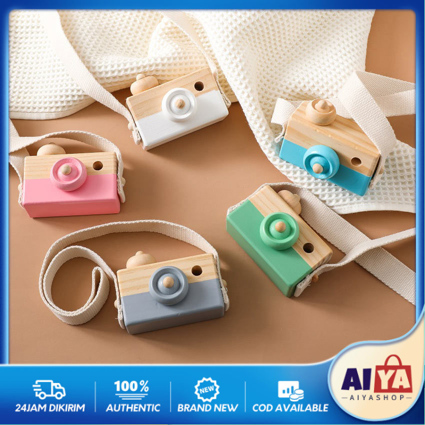 Wooden Camera Toys / Mainan Kamera Anak / Mainan Kamera Kayu - Dekorasi Kamar Anak