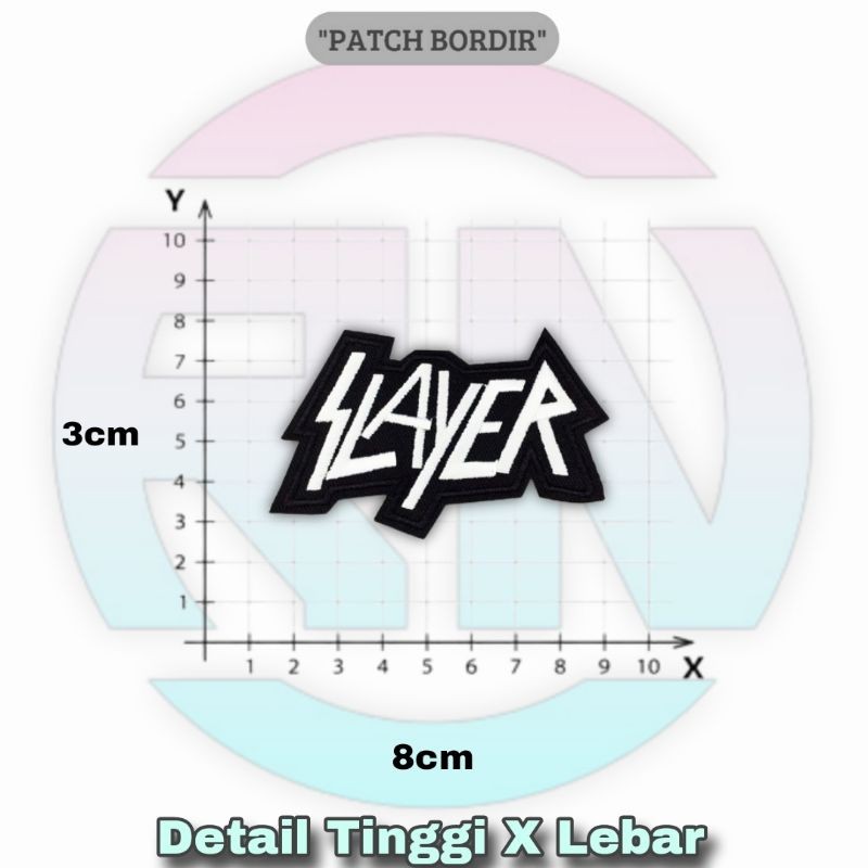 Bordir Emblem Patch Bordir Jahit Band Pop Rock Logo Iron Patch Bordir Aksesoris Emblem Band Bordir P