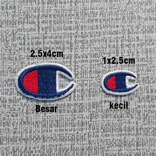 Bordir Iron Patch Tiny Champion