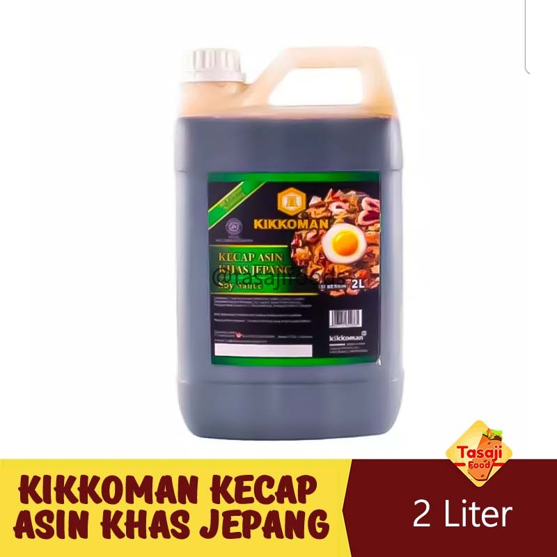 

Kikkoman Kecap Asin khas Jepang Soy Sauce Jerigen 2 LITER