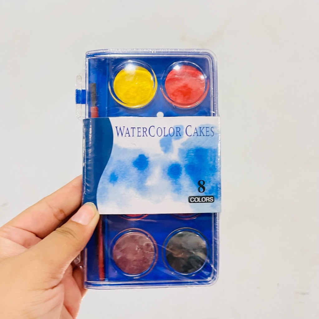 

Water Colour Painting / Cat Air 8 Warna / WaterColour Cat Lukis / Alat Melukis / Alat Mewarnai