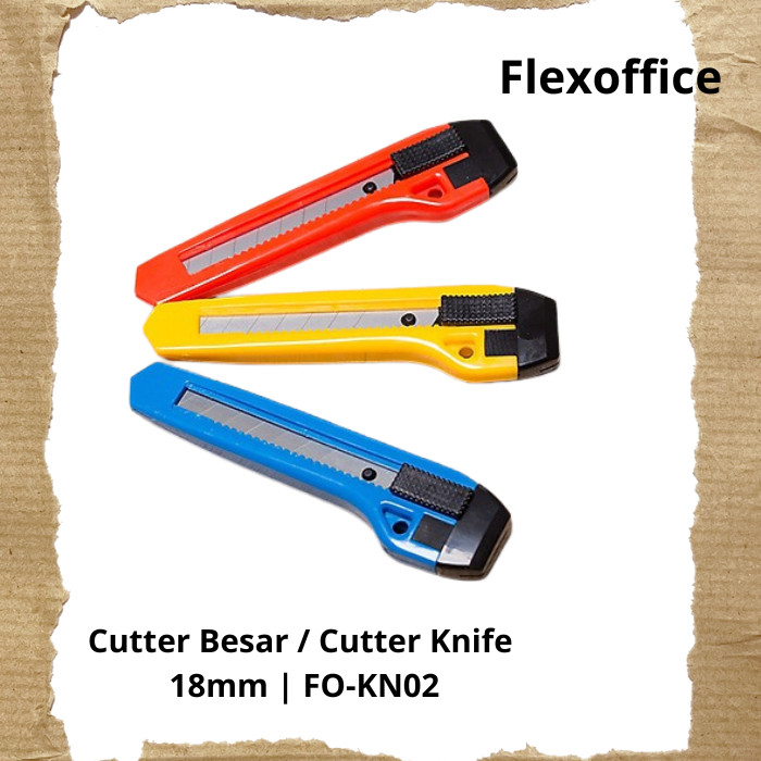 

Flexoffice Cutter 18mm Besar - FO-KN02