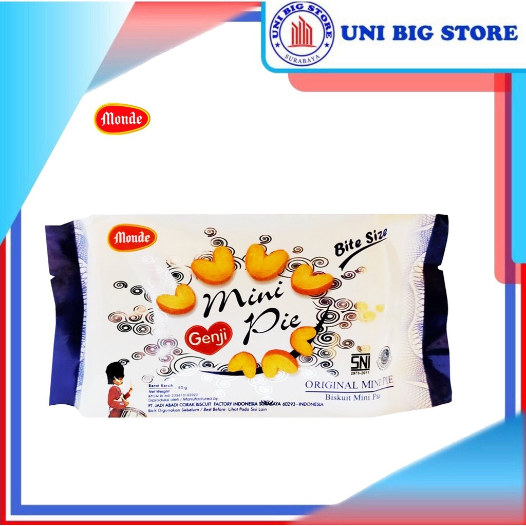 

Monde Genji Mini Pie Original Bite Size 50 gr
