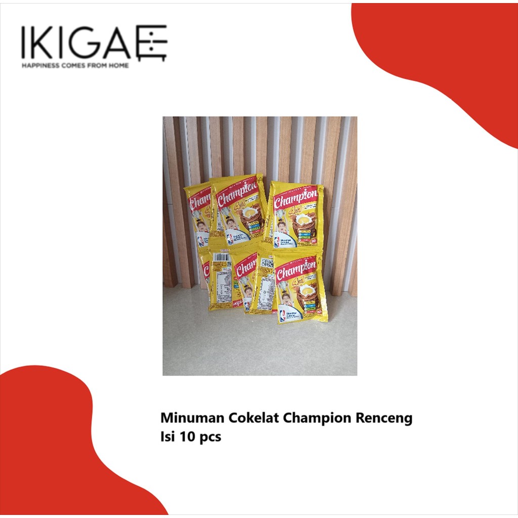 

CHAMPION SUSU COKELAT / MINUMAN COKELAT ISI 10 PCS